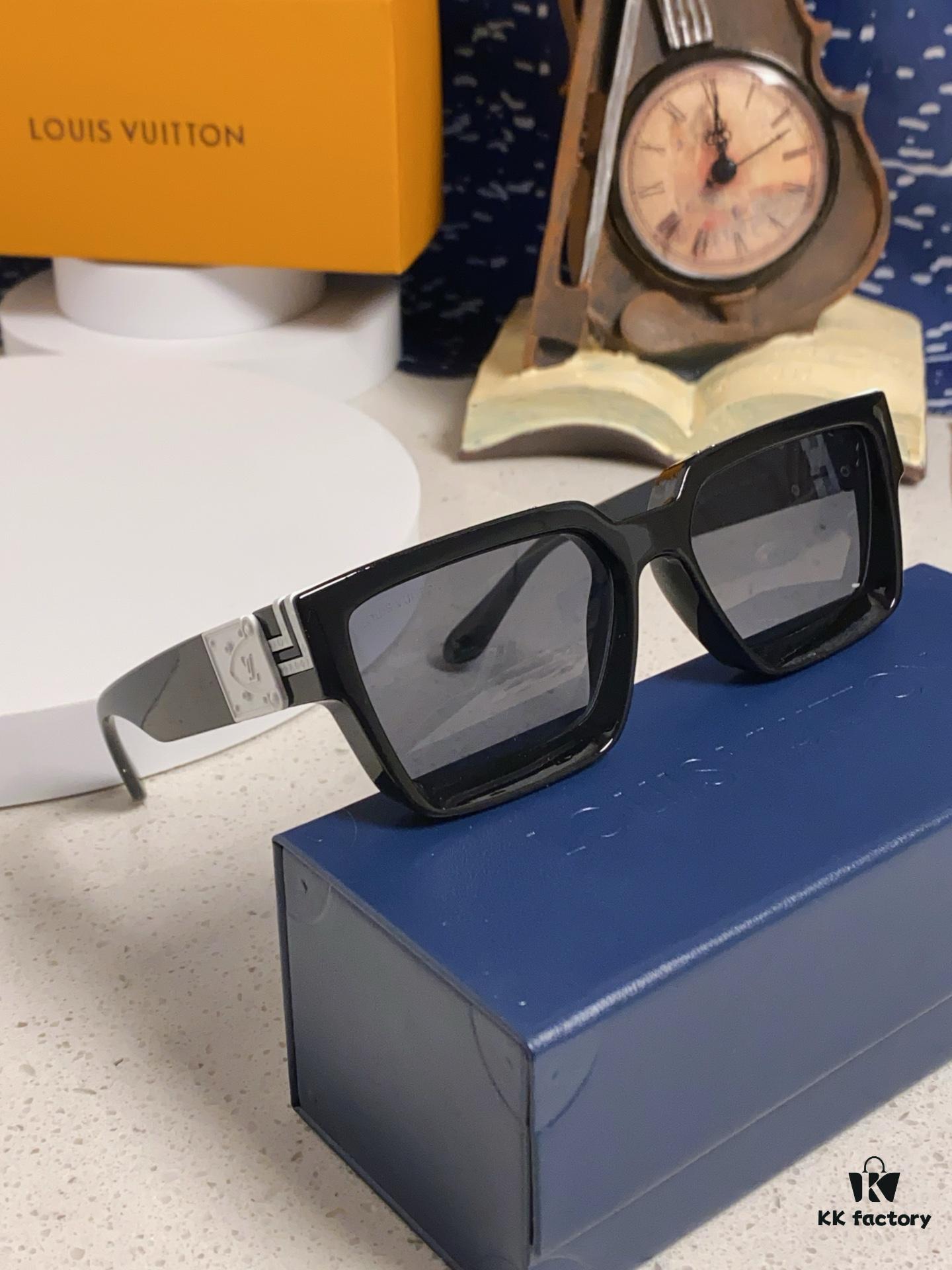 LOUIS VUITTON Lv 2025 New Millionaire Square Frame Sunglasses Unisex Colorful European and American Style Fashionable Sun Glasses M96006