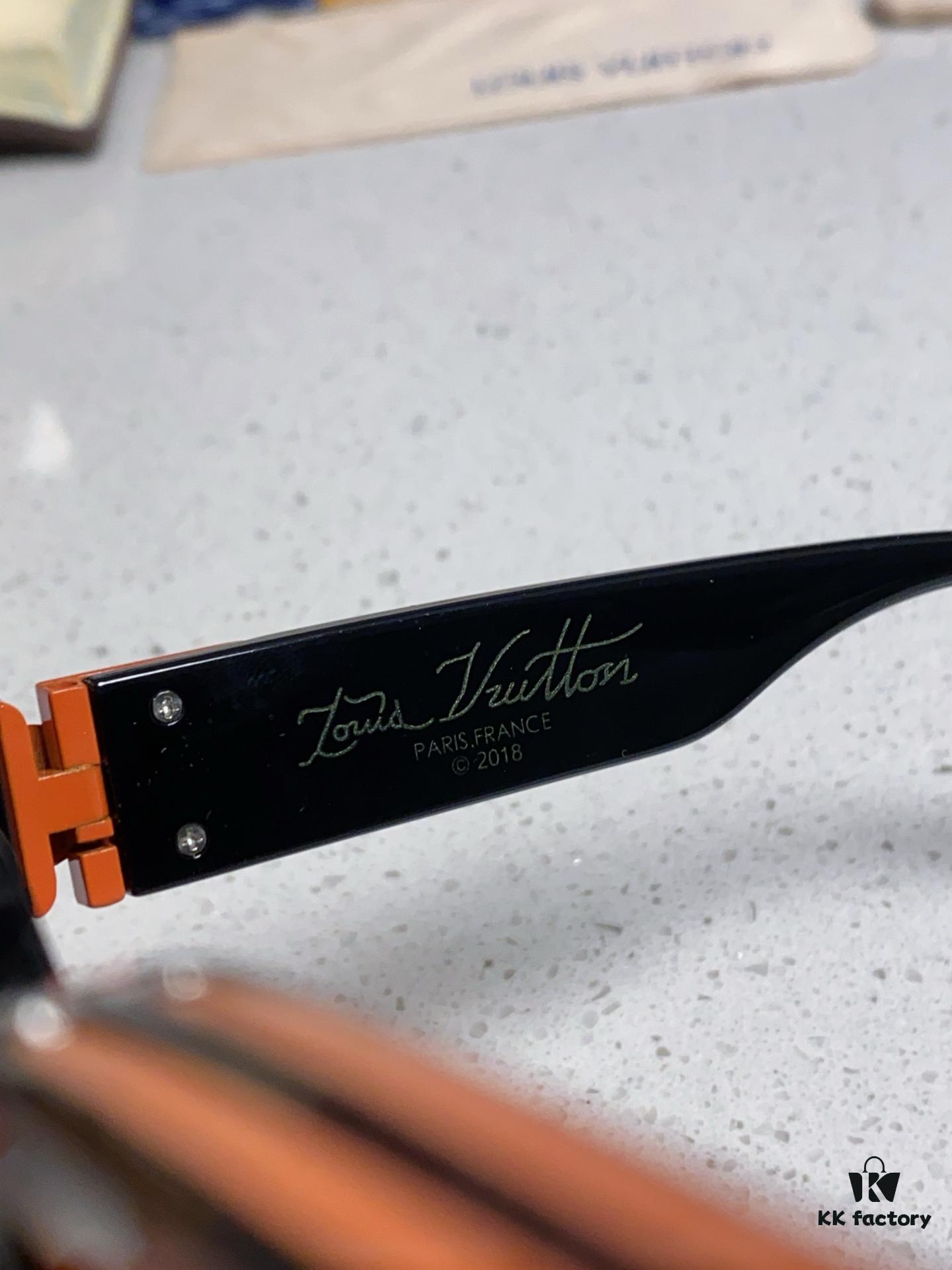 LOUIS VUITTON Lv2025 New Millionaire Square Frame Sunglasses Unisex European and American Style Colorful Fashionable Sunglasses M96006