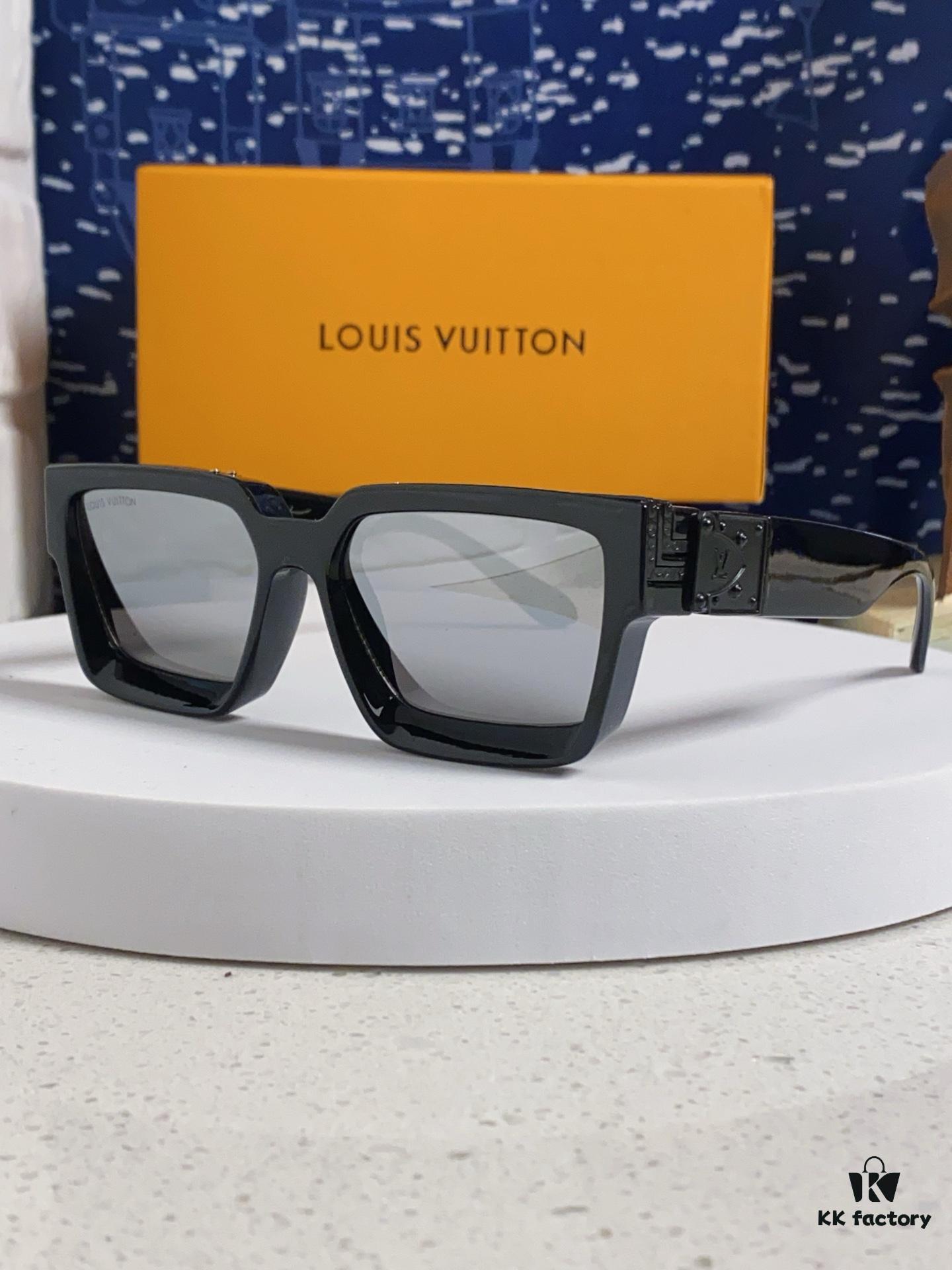 LOUIS VUITTON Lv2025 New Millionaire Square Frame Sunglasses Unisex European and American Style Colorful Fashionable Sunglasses M96006