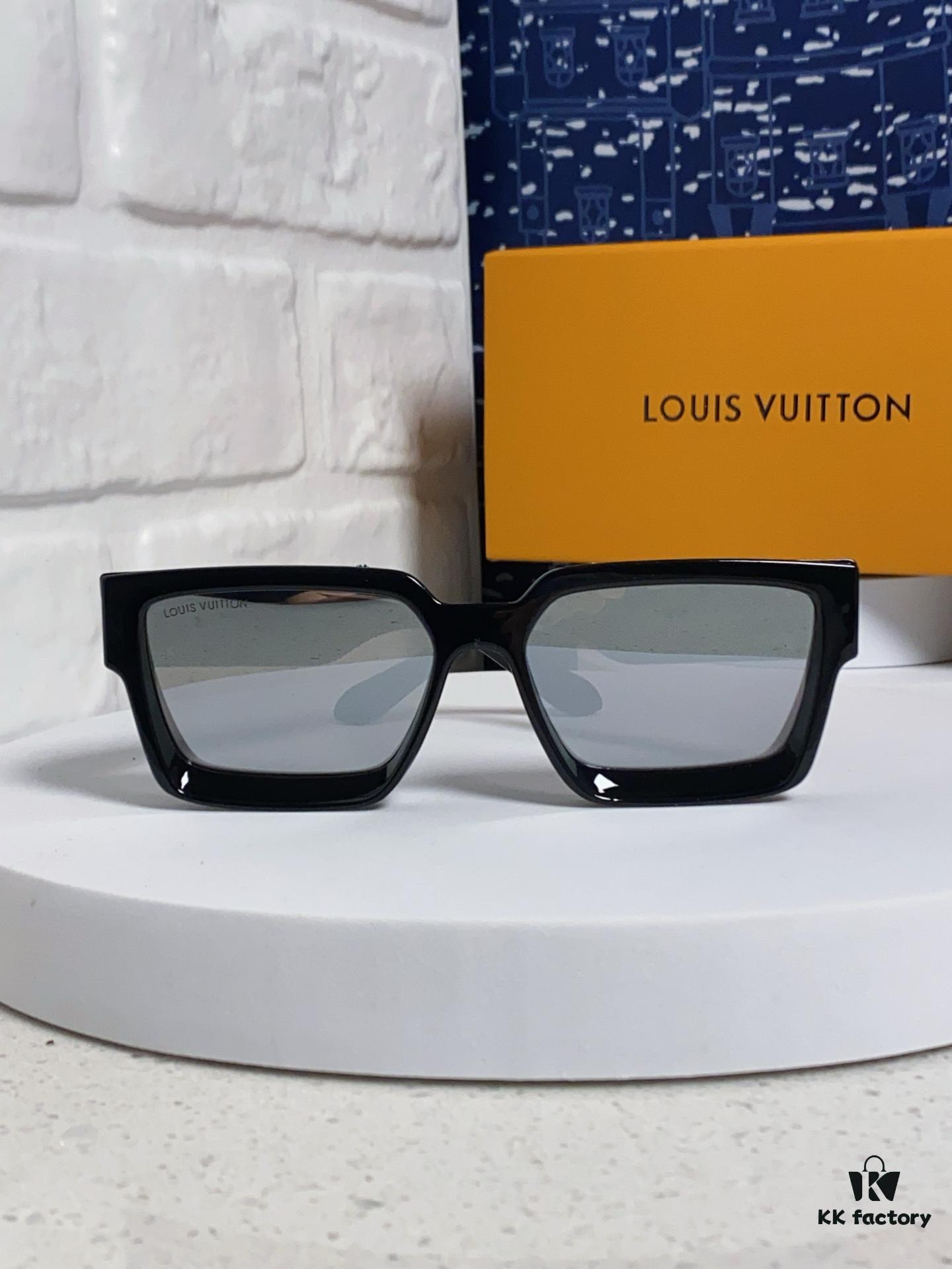 LOUIS VUITTON Lv2025 New Millionaire Square Frame Sunglasses Unisex European and American Style Colorful Fashionable Sunglasses M96006