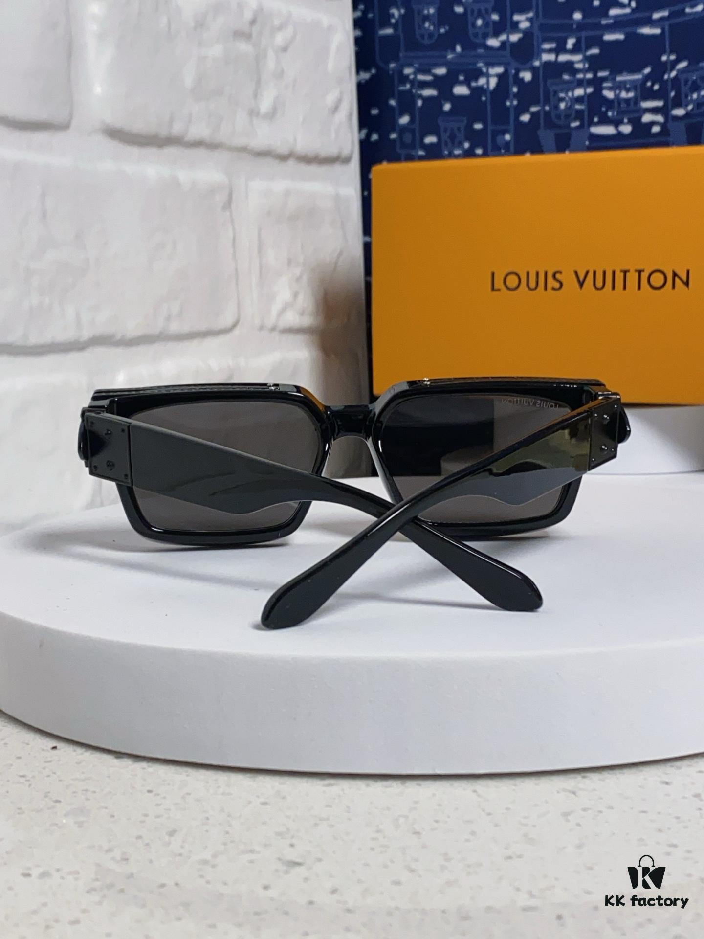 LOUIS VUITTON Lv2025 New Millionaire Square Frame Sunglasses Unisex European and American Style Colorful Fashionable Sunglasses M96006