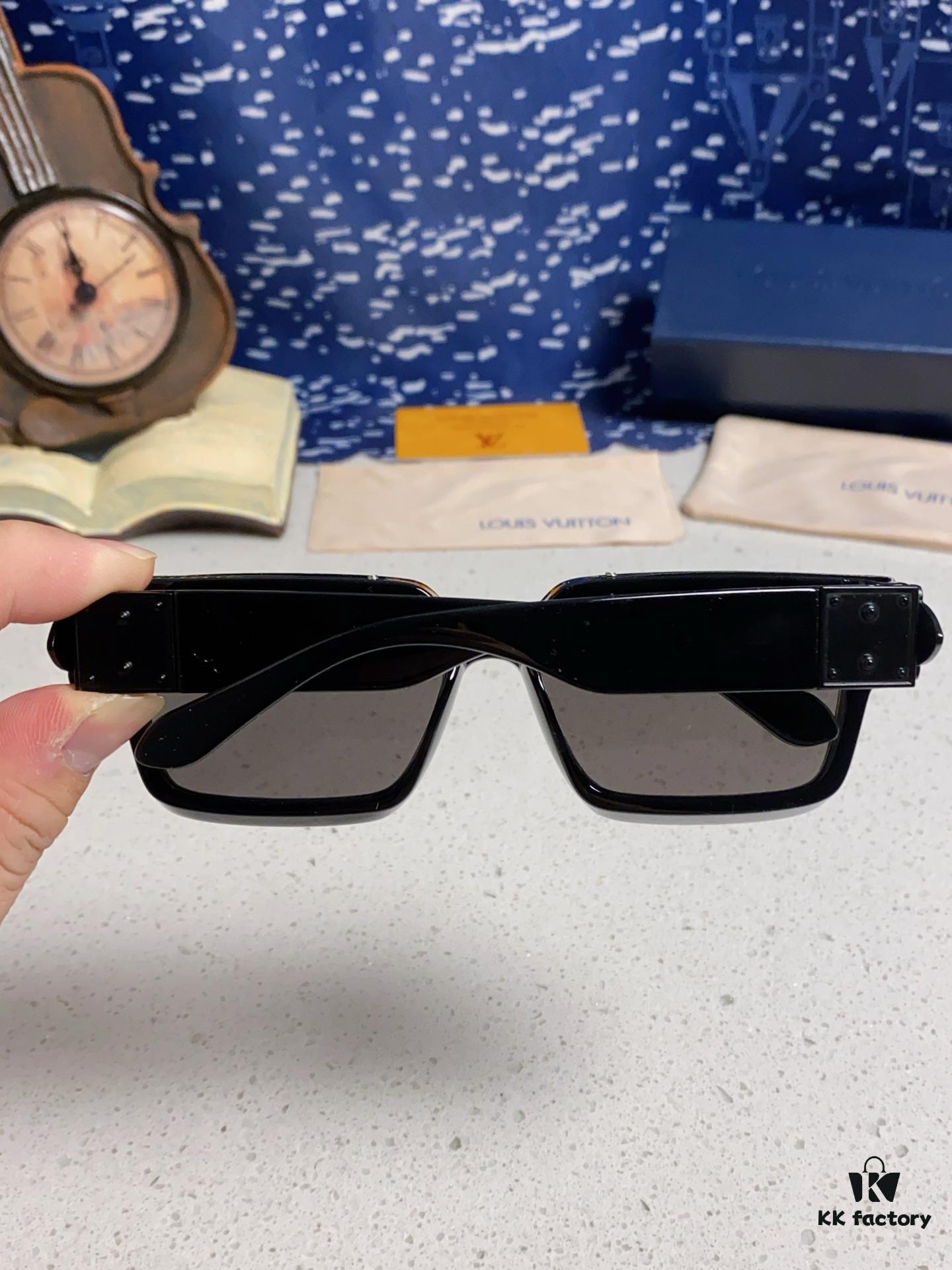 LOUIS VUITTON Lv2025 New Millionaire Square Frame Sunglasses Unisex European and American Style Colorful Fashionable Sunglasses M96006