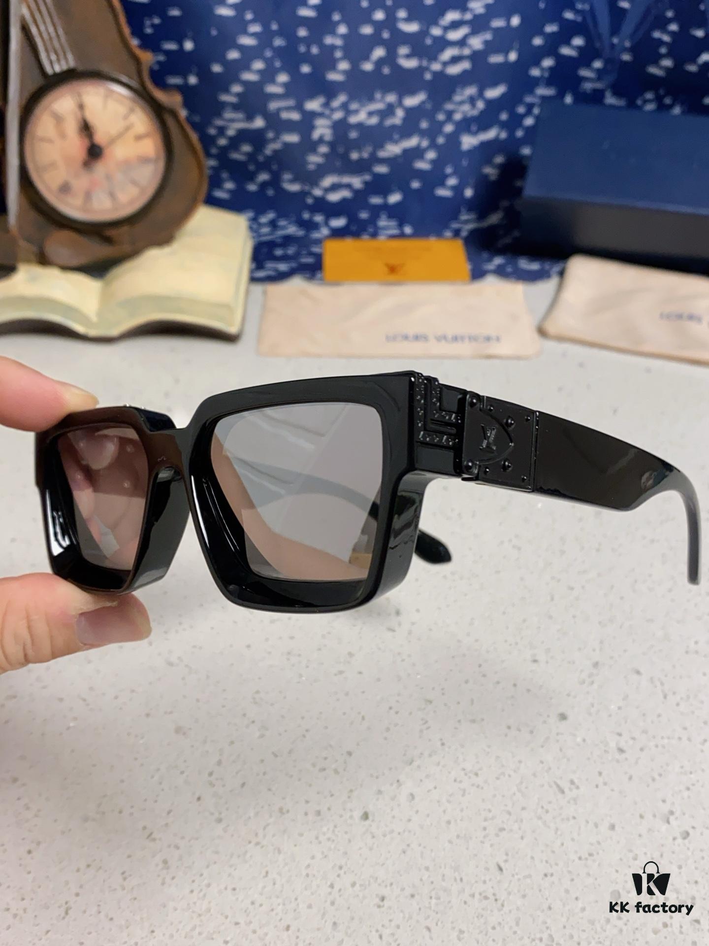 LOUIS VUITTON Lv2025 New Millionaire Square Frame Sunglasses Unisex European and American Style Colorful Fashionable Sunglasses M96006