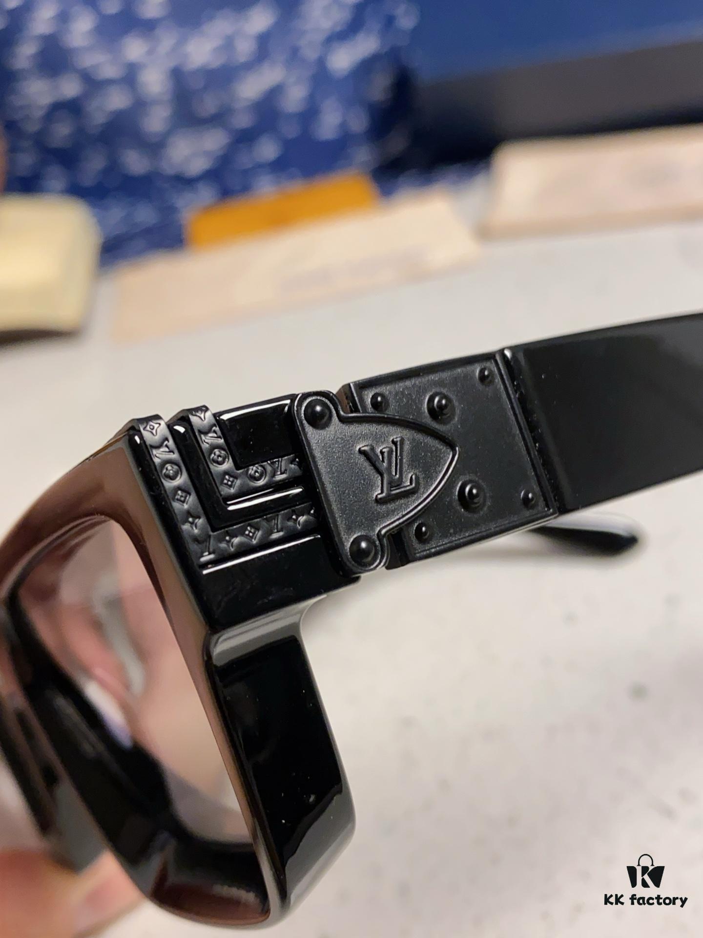 LOUIS VUITTON Lv2025 New Millionaire Square Frame Sunglasses Unisex European and American Style Colorful Fashionable Sunglasses M96006