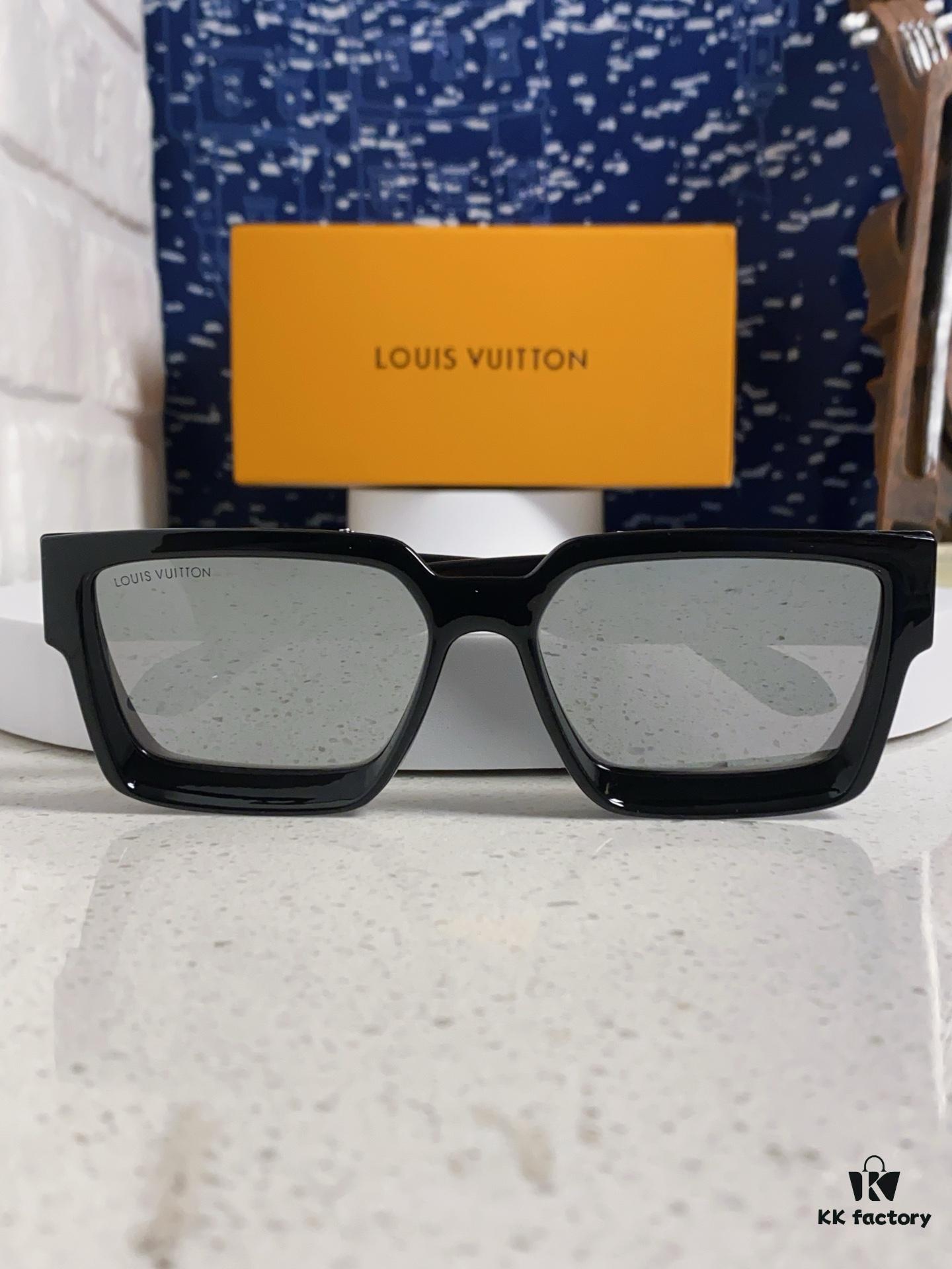 LOUIS VUITTON Lv2025 New Millionaire Square Frame Sunglasses Unisex European and American Style Colorful Fashionable Sunglasses M96006