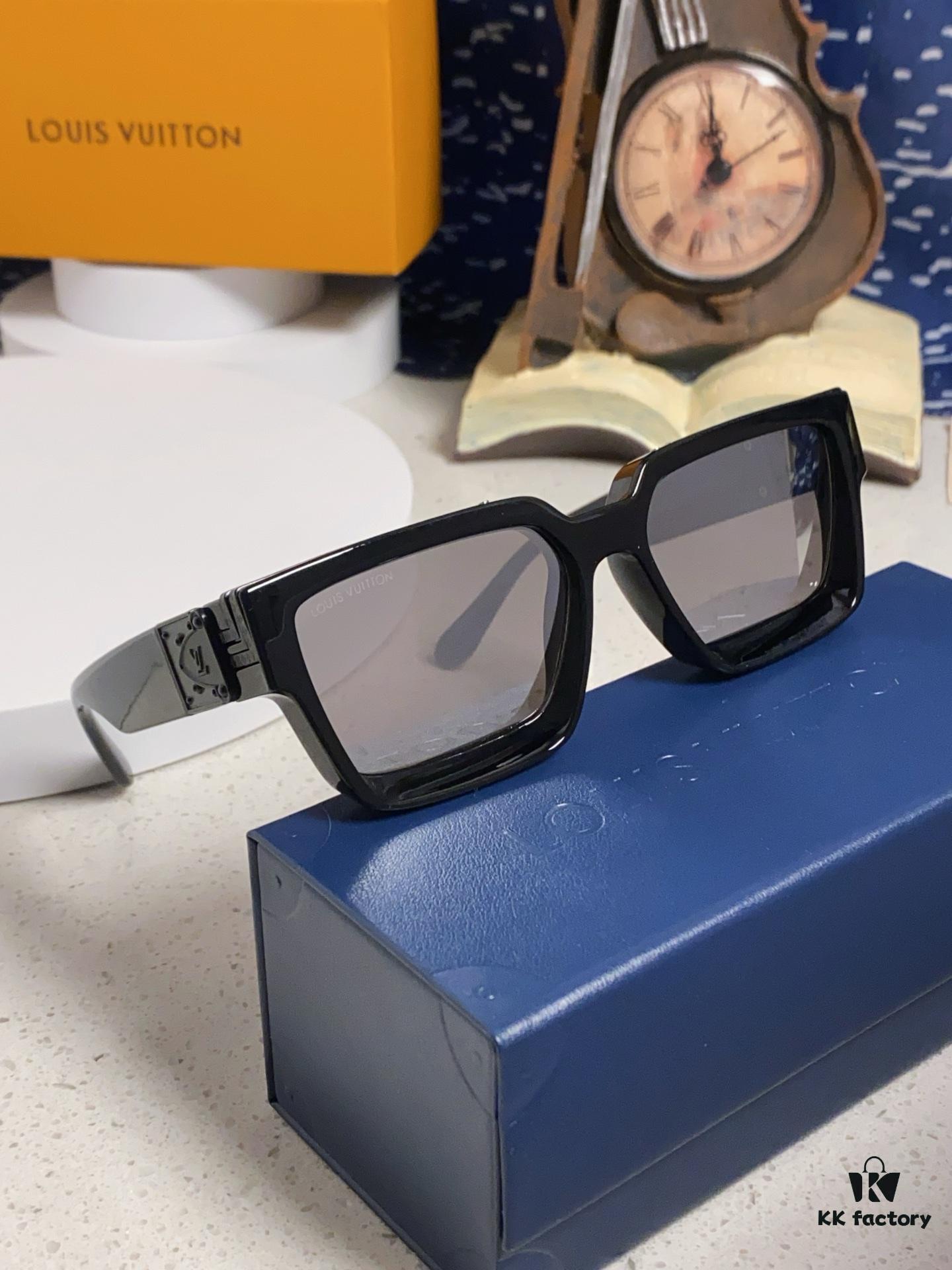 LOUIS VUITTON Lv2025 New Millionaire Square Frame Sunglasses Unisex European and American Style Colorful Fashionable Sunglasses M96006