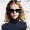 135 The Sunglasses Everyone Is Searching for Online, Louis Vuitton Also Released Panda-Style Glasses🐼, Black and White Color Block Extremely Versatile, A Must-Have Beautiful Sunglasses for Stylish Girls
