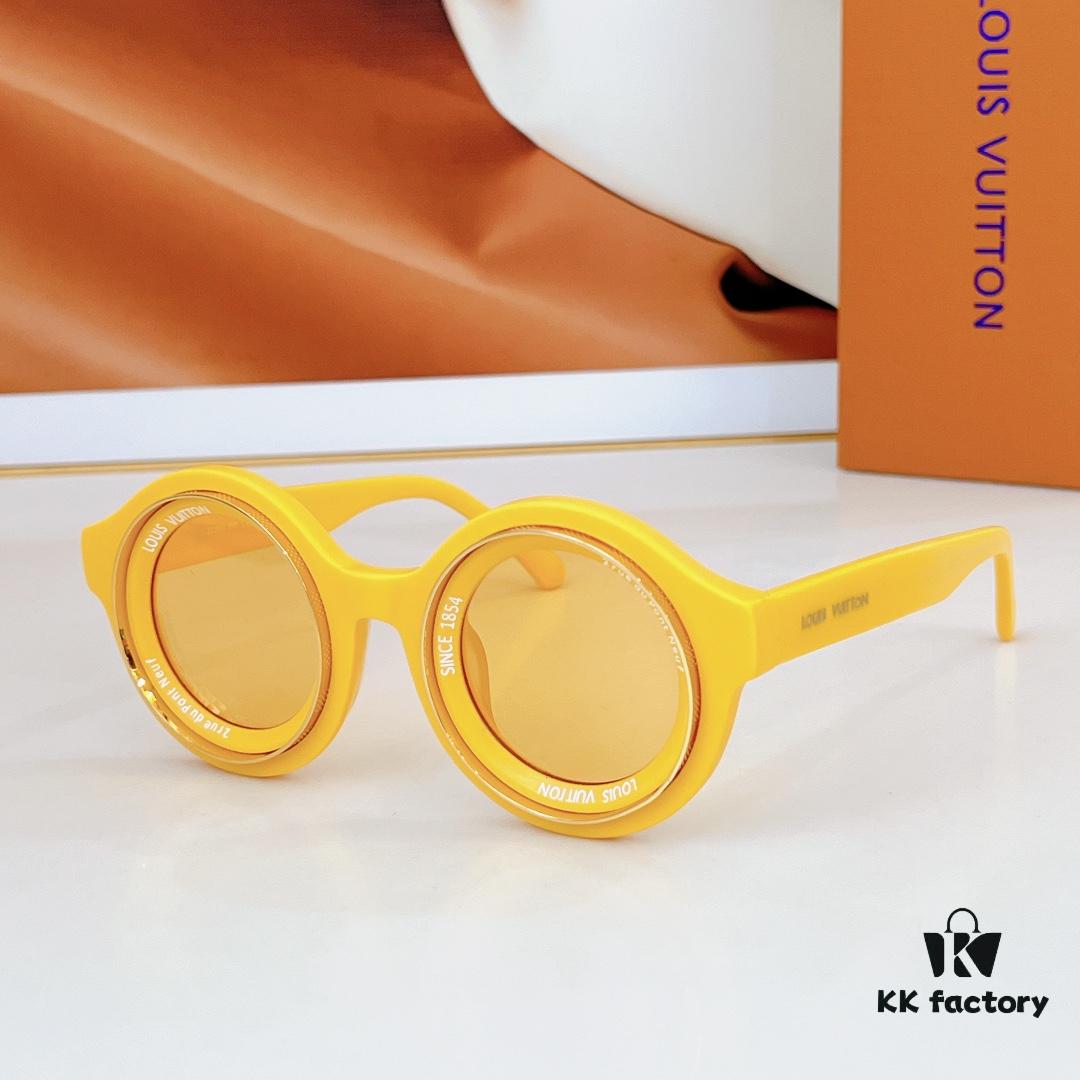 155 LOUIS VUITTON MODEL Z2386U SIZE 57□16-145 TOP-TIER DIAMOND-EMBELLISHED EYEWEAR SUNGLASSES