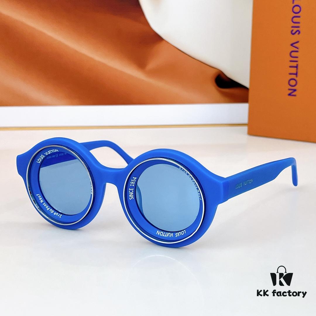 155 LOUIS VUITTON MODEL Z2386U SIZE 57□16-145 TOP-TIER DIAMOND-EMBELLISHED EYEWEAR SUNGLASSES