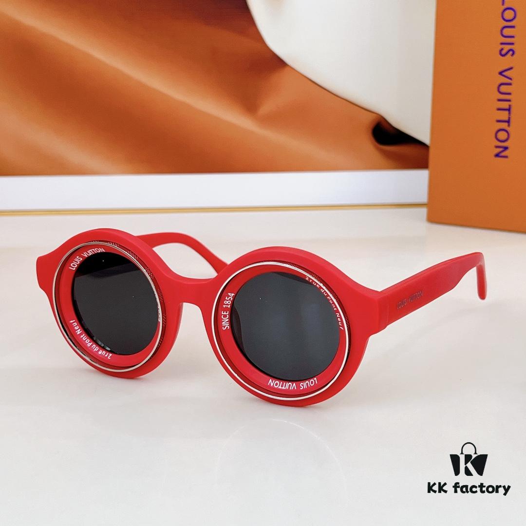 155 LOUIS VUITTON MODEL Z2386U SIZE 57□16-145 TOP-TIER DIAMOND-EMBELLISHED EYEWEAR SUNGLASSES