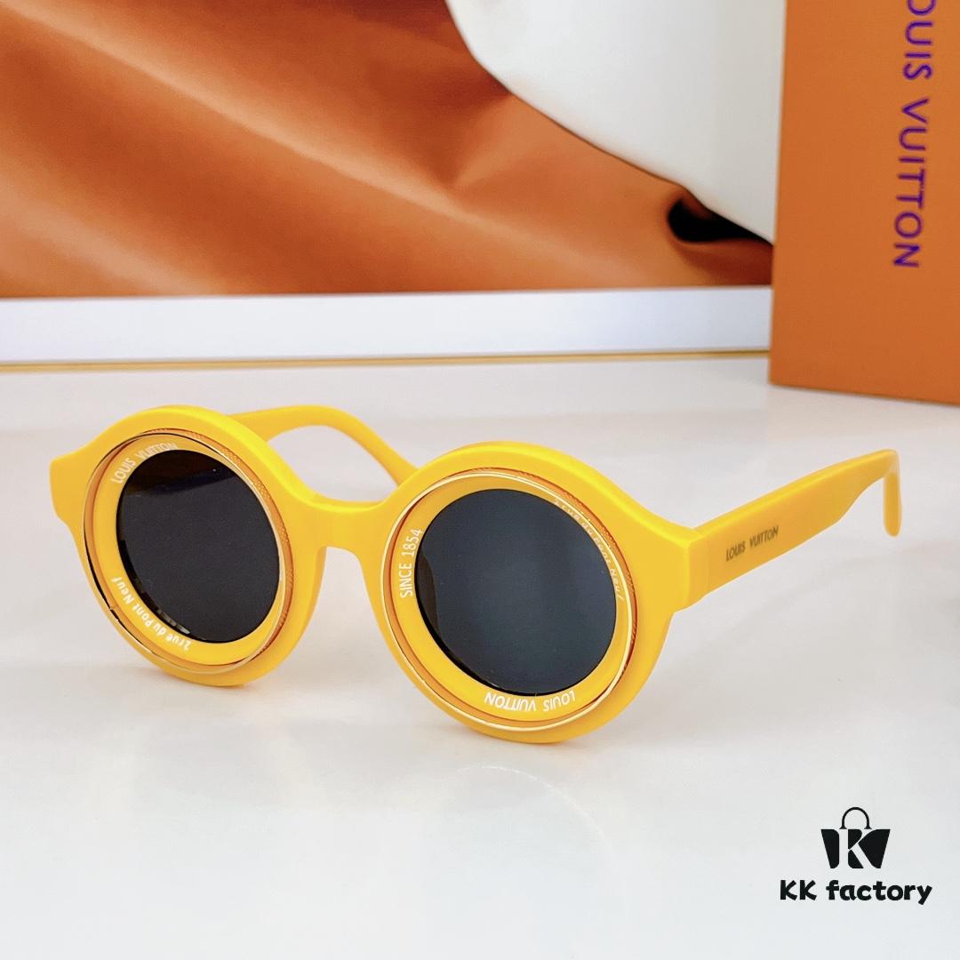 155 LOUIS VUITTON MODEL Z2386U SIZE 57□16-145 TOP-TIER DIAMOND-EMBELLISHED EYEWEAR SUNGLASSES