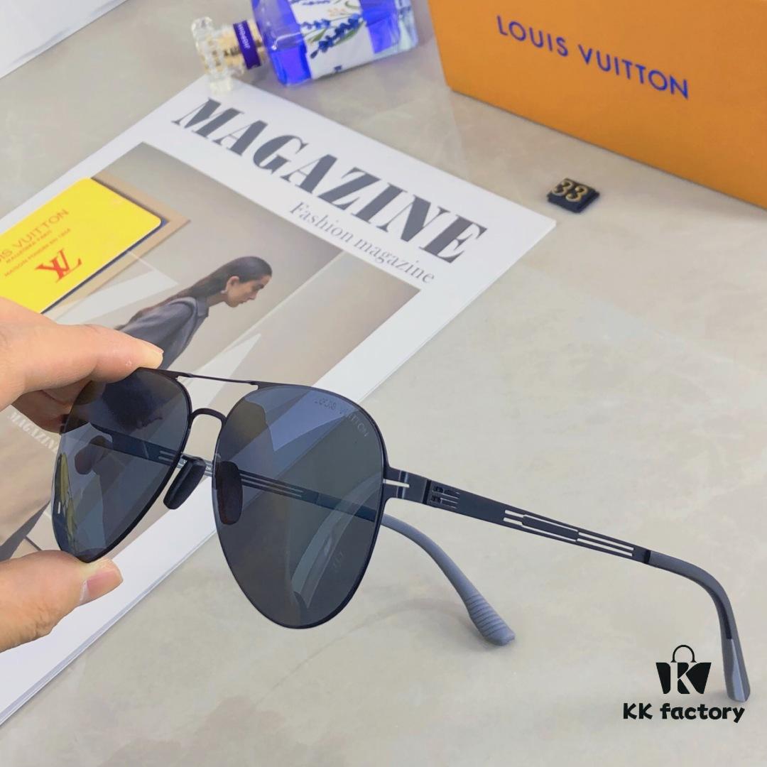 Louis Vuitton Unisex Classic Cycling Cat-Eye Photochromic Night Vision Nylon Sunglasses