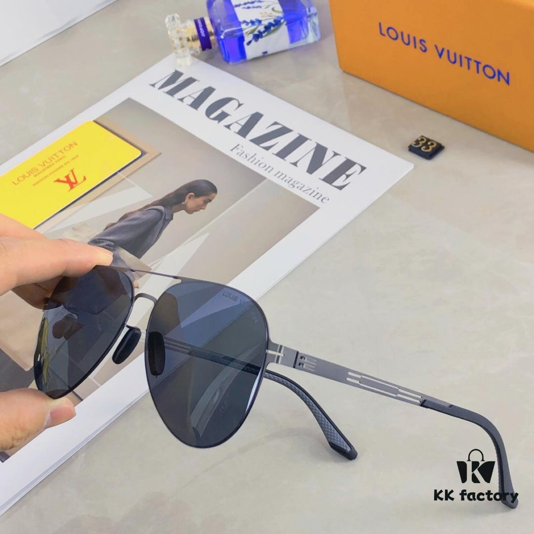 Louis Vuitton Unisex Classic Cycling Cat-Eye Photochromic Night Vision Nylon Sunglasses