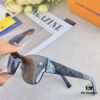 Louis Vuitton 2025 New Arrival Monogram Cut-out Letter Women's Sunglasses, Premium Printed Fashion Sun Glasses, Influencer Favorite on Xiaohongshu and TikTok