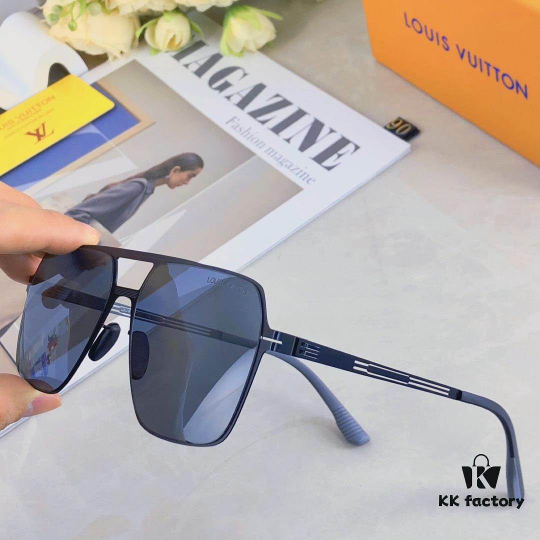 Louis Vuitton 2025 New Men's Versatile Casual Polarized Sunglasses, Elegant Driving Shades, Trendy Sun Glasses