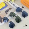 Louis Vuitton New Arrival Nylon Fashion Double-Bridge Sunglasses Pilot Polarized Sunglasses for Men Outdoor Fishing Frog Eye Glasses