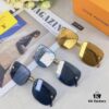 Louis Vuitton New Arrival 2025 Unframed Sunglasses Metal Four-Leaf Clover Women's Sunglasses Fashion Trendy Eyewear