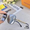 Louis Vuitton New Arrival 2025 Unframed Sunglasses Metal Four-Leaf Clover Women's Sunglasses Fashion Trendy Eyewear