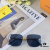 Louis Vuitton New Arrival 2025 Unframed Sunglasses Metal Four-Leaf Clover Women's Sunglasses Fashion Trendy Eyewear