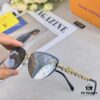 Louis Vuitton 2025 Luxury Women's Frameless Slimming Versatile Sunglasses, Clover Street Style Sun Glasses Featured on Xiaohongshu