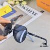 Louis Vuitton Summer New Arrival Polarized Sunglasses for Men, European and American Style Double-Bridge Pilot Nylon Outdoor Fishing Frog Eye Sunglasses