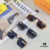 Louis Vuitton Men's Lightweight Aviator Sunglasses, Same Style as Guo Tianle's