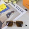 Louis Vuitton Men's Lightweight Aviator Sunglasses, Same Style as Guo Tianle's