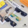 Louis Vuitton Unisex Cat-Eye Oversized Sunglasses, Fashionable UV-Protective Shades for Men and Women