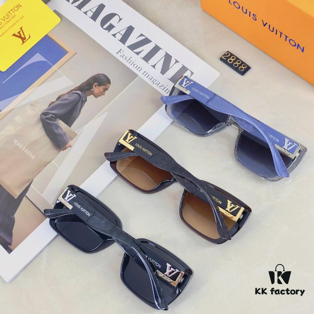 Louis Vuitton Style Sunglasses UV400 Anti-Ultraviolet Protection Fashion Sun Glasses for Street Photography