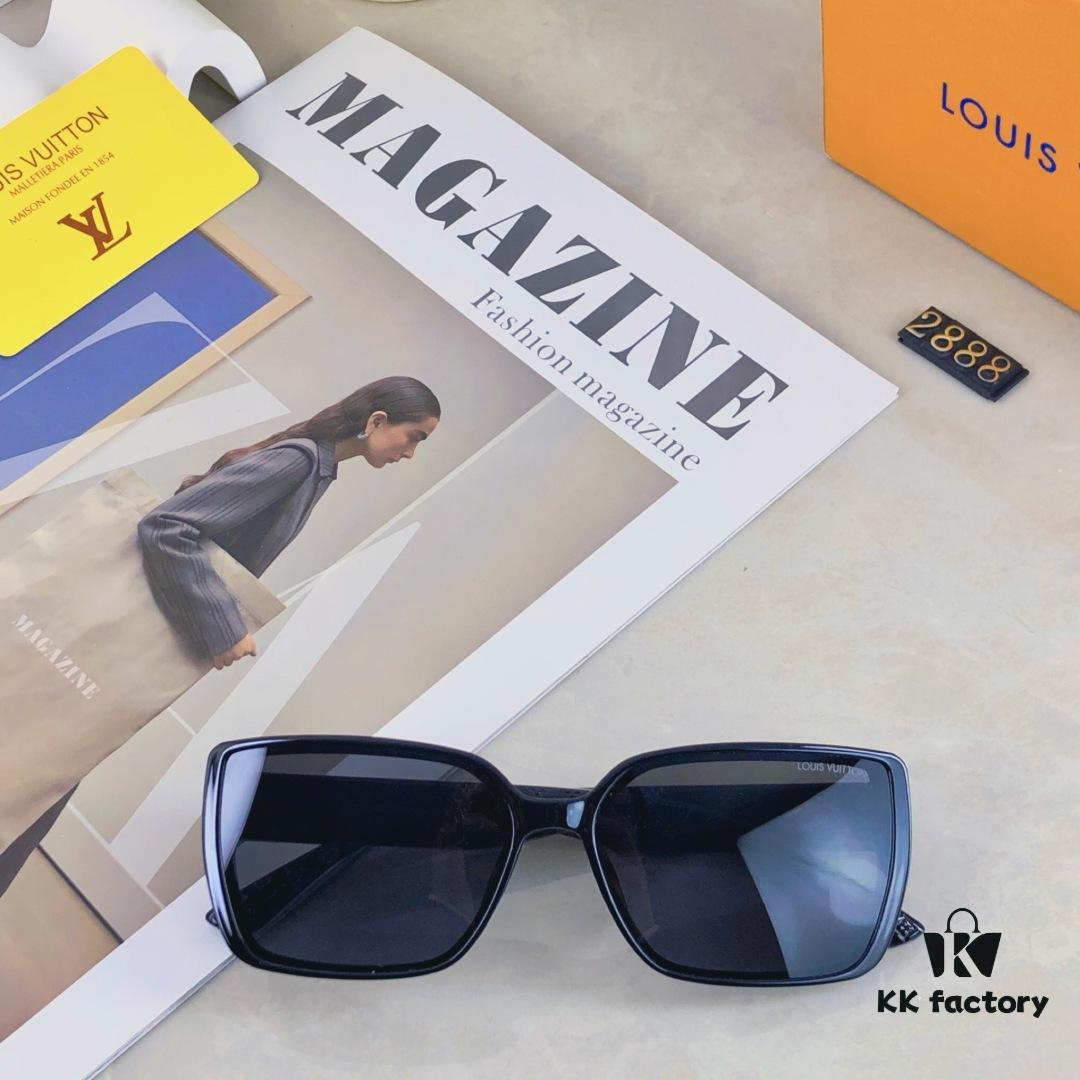 Louis Vuitton Style Sunglasses UV400 Anti-Ultraviolet Protection Fashion Sun Glasses for Street Photography
