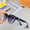 Louis Vuitton Korean-style Chic Cat-Eye Sunglasses for Women, 2025 New Arrival Vintage UV-Protective Designer Shades, Fashionable and Trendy Eyewear