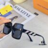 Louis Vuitton 2025 New Square Oversized Letter Decorated Lightweight Luxury Women's Sunglasses, TikTok Influencer Fashion Shades
