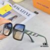 Louis Vuitton 2025 New Square Oversized Letter Decorated Lightweight Luxury Women's Sunglasses, TikTok Influencer Fashion Shades