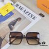 Louis Vuitton 2025 New Square Oversized Letter Decorated Lightweight Luxury Women's Sunglasses, TikTok Influencer Fashion Shades