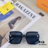 Louis Vuitton 2025 New Square Oversized Letter Decorated Lightweight Luxury Women's Sunglasses, TikTok Influencer Fashion Shades