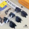 Louis Vuitton Summer New Arrival Polarized Sunglasses for Men, Fashionable Double-Bridge Aviator Sunglasses for Driving, Fishing, and Outdoor Use