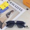 Louis Vuitton Summer New Arrival Polarized Sunglasses for Men, Fashionable Double-Bridge Aviator Sunglasses for Driving, Fishing, and Outdoor Use