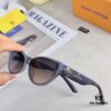 Louis Vuitton 2025 New Korean-Style Oval Cat-Eye Sunglasses Retro Streetwear Hong Kong Style Chic Cool Girl Sunglasses for Women Fashion Influencer Sun Glasses