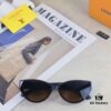Louis Vuitton 2025 New Korean-Style Oval Cat-Eye Sunglasses Retro Streetwear Hong Kong Style Chic Cool Girl Sunglasses for Women Fashion Influencer Sun Glasses