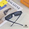 Louis Vuitton Oversized One-Piece Reflective Sunglasses, Trendy Unisex Fashion Retro Shades Popular in Europe and America