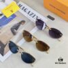 Louis Vuitton 2025 Fashion Avant-Garde Cat-Eye Frameless Sunglasses Unisex Stylish UV Protection Shades
