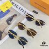 Louis Vuitton 2025 Fashion Avant-Garde Cat-Eye Frameless Sunglasses Unisex Stylish UV Protection Shades