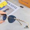 Louis Vuitton 2025 Fashion Avant-Garde Cat-Eye Frameless Sunglasses Unisex Stylish UV Protection Shades