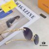 Louis Vuitton 2025 Fashion Avant-Garde Cat-Eye Frameless Sunglasses Unisex Stylish UV Protection Shades