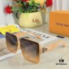 Louis Vuitton High-End Oversized Sunglasses with UV Protection for Women, Fashionable Trendy Sun Glasses Popular on TikTok, Stylish European and American Design