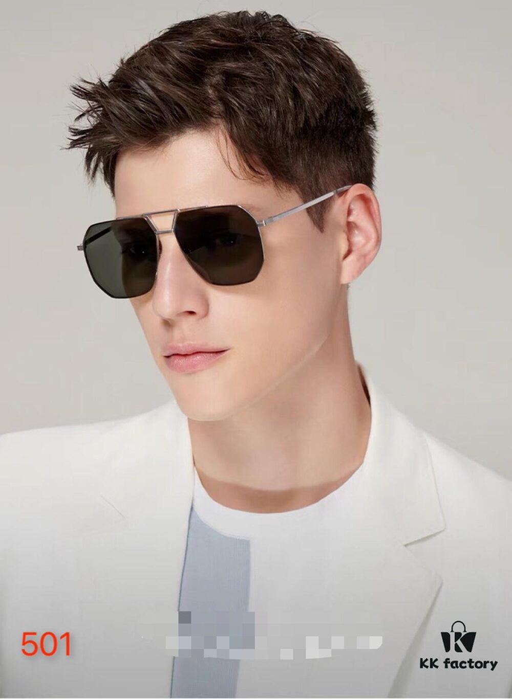 Louis Vuitton Elastic Stainless Steel Nylon Polarized Aviator Sunglasses for Men, Fashionable Streetwear Style for Driving, Fishing and Outdoor Use