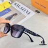 Louis Vuitton Square Fashion Sunglasses, Luxury Brand Style, Versatile and Stylish UV Protection, Slimming Effect