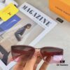 Louis Vuitton Square Fashion Sunglasses, Luxury Brand Style, Versatile and Stylish UV Protection, Slimming Effect