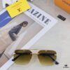 Louis Vuitton Unisex Sunglasses 2025 Premium Anti-Glare Fashion Frameless Metal Eyewear