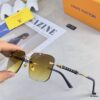Louis Vuitton Unisex Sunglasses 2025 Premium Anti-Glare Fashion Frameless Metal Eyewear